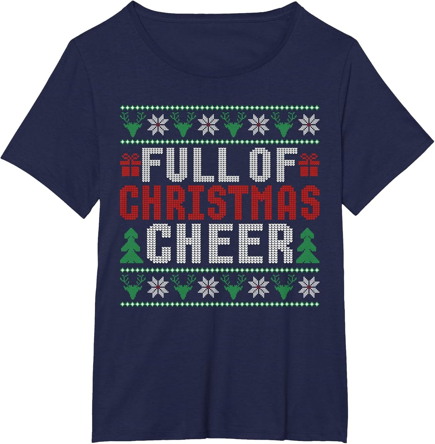Full of Christmas Beer and Christmas Cheer Ugly Sweater