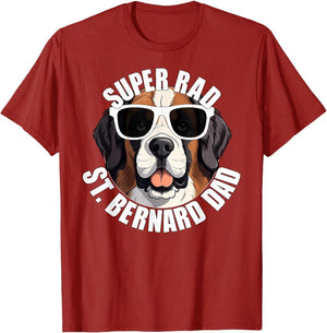 Saint Bernard Dad Puppy Dog in Sunglasses Funny Super Rad