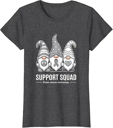 Support Squad Brain Cancer Ribbon