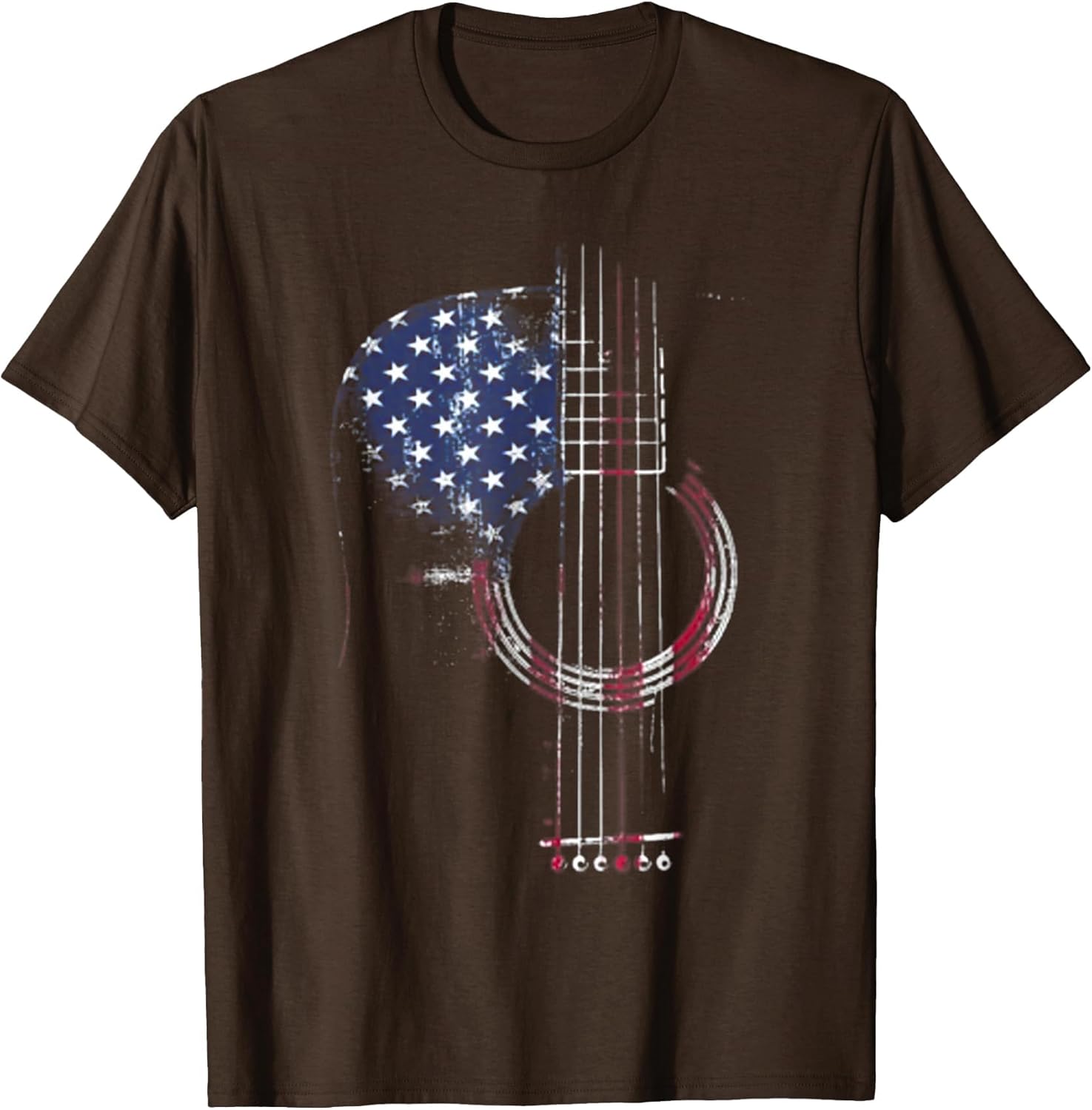 American Flag Guitar Player Lover