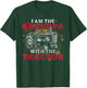 Grandpa with Tractor Grandfather Funny Grandpa Tractor