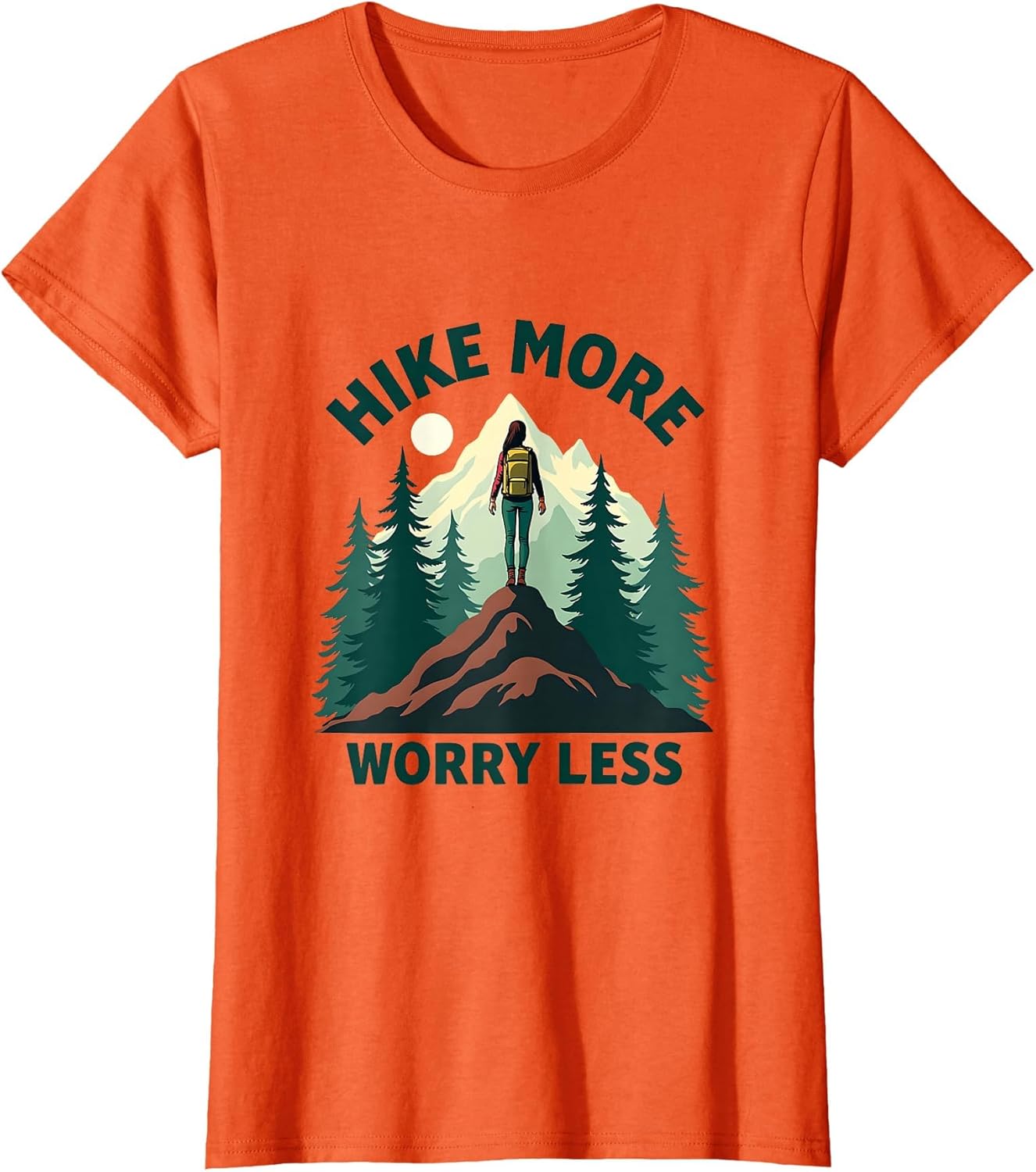 Hike More Worry Less Women's Hiking Design
