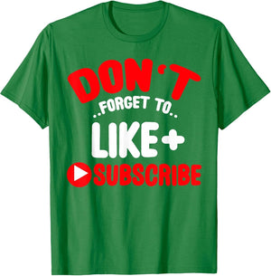 Don’t Forget to Like and Subscribe Social Media Influencer