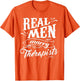 Real Men Marry Therapist T Shirt for Husband