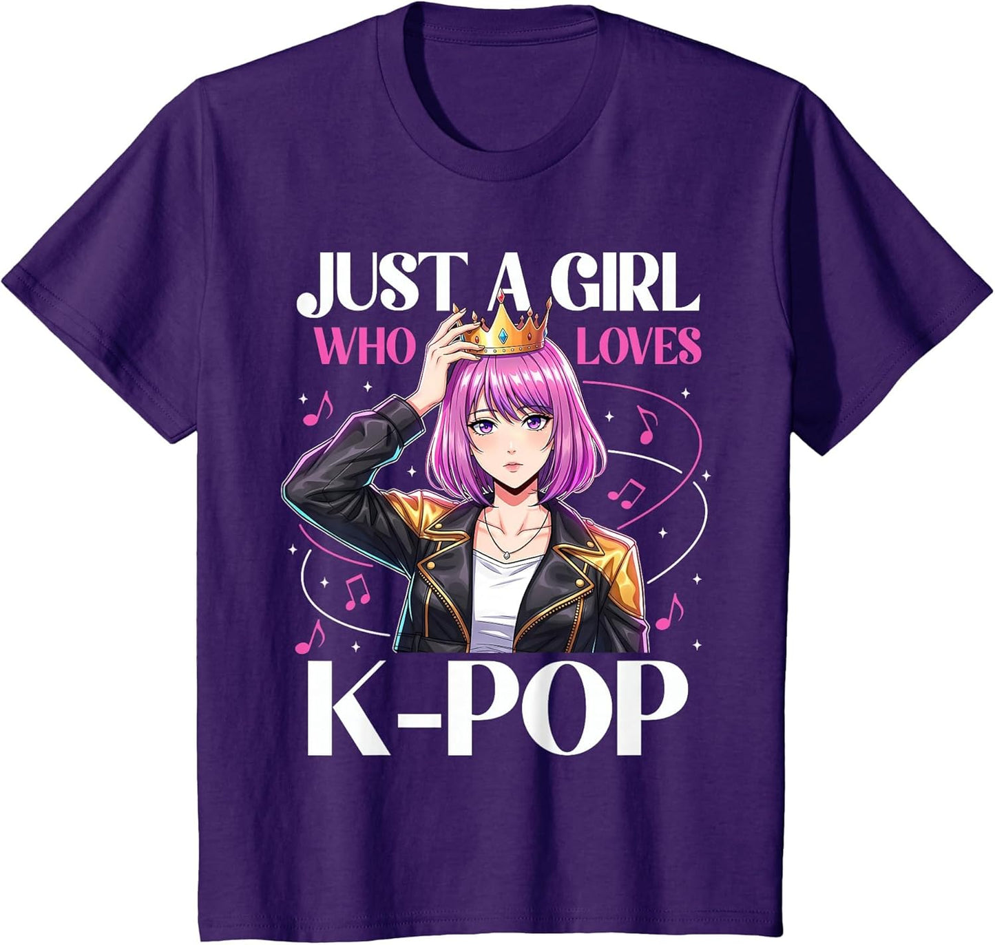 Just a Girl Who Loves K-Pop Anime Design