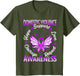 Domestic Violence Awareness Love Support Purple Butterflies