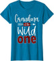 Grandma of The Wild One Shirt Plaid Lumberjack 1st Birthday