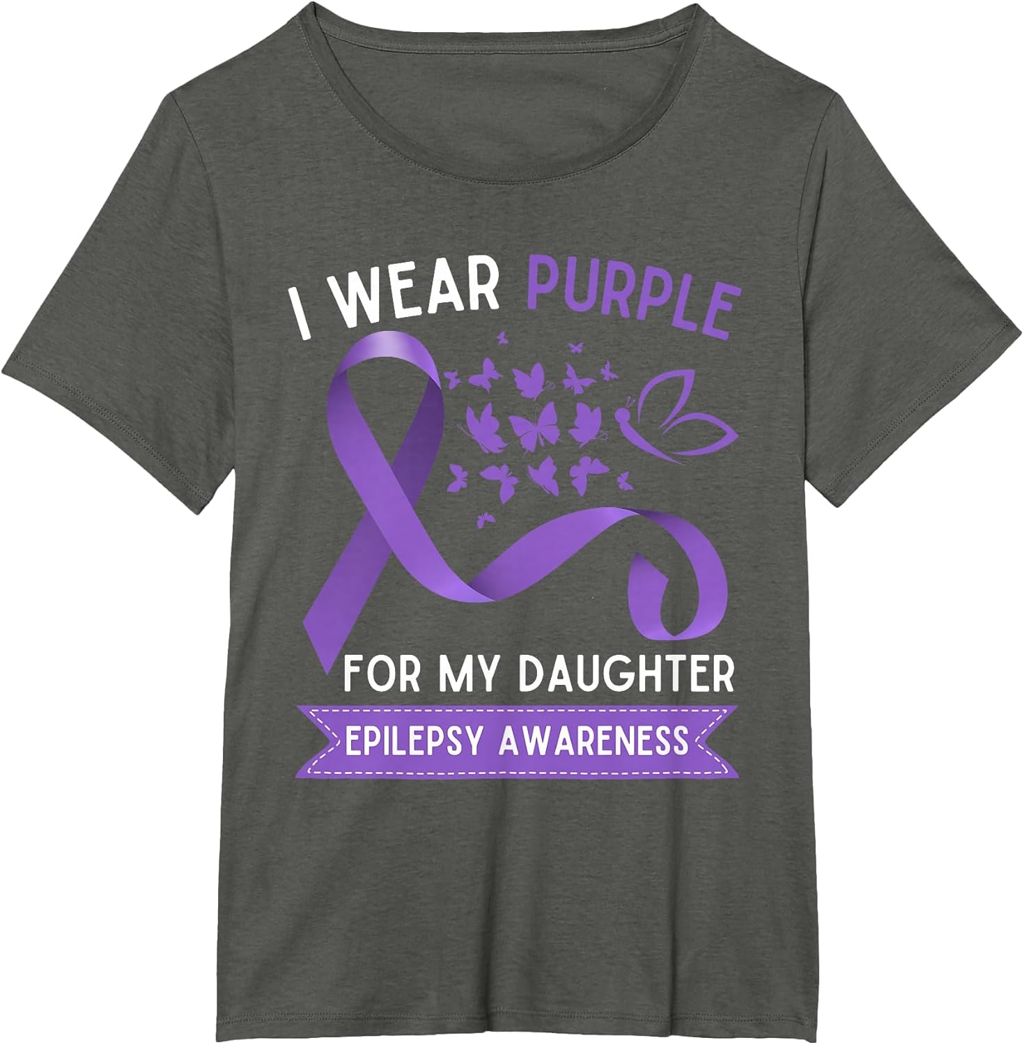 I Wear Purple for My Daughter Epilepsy Awareness