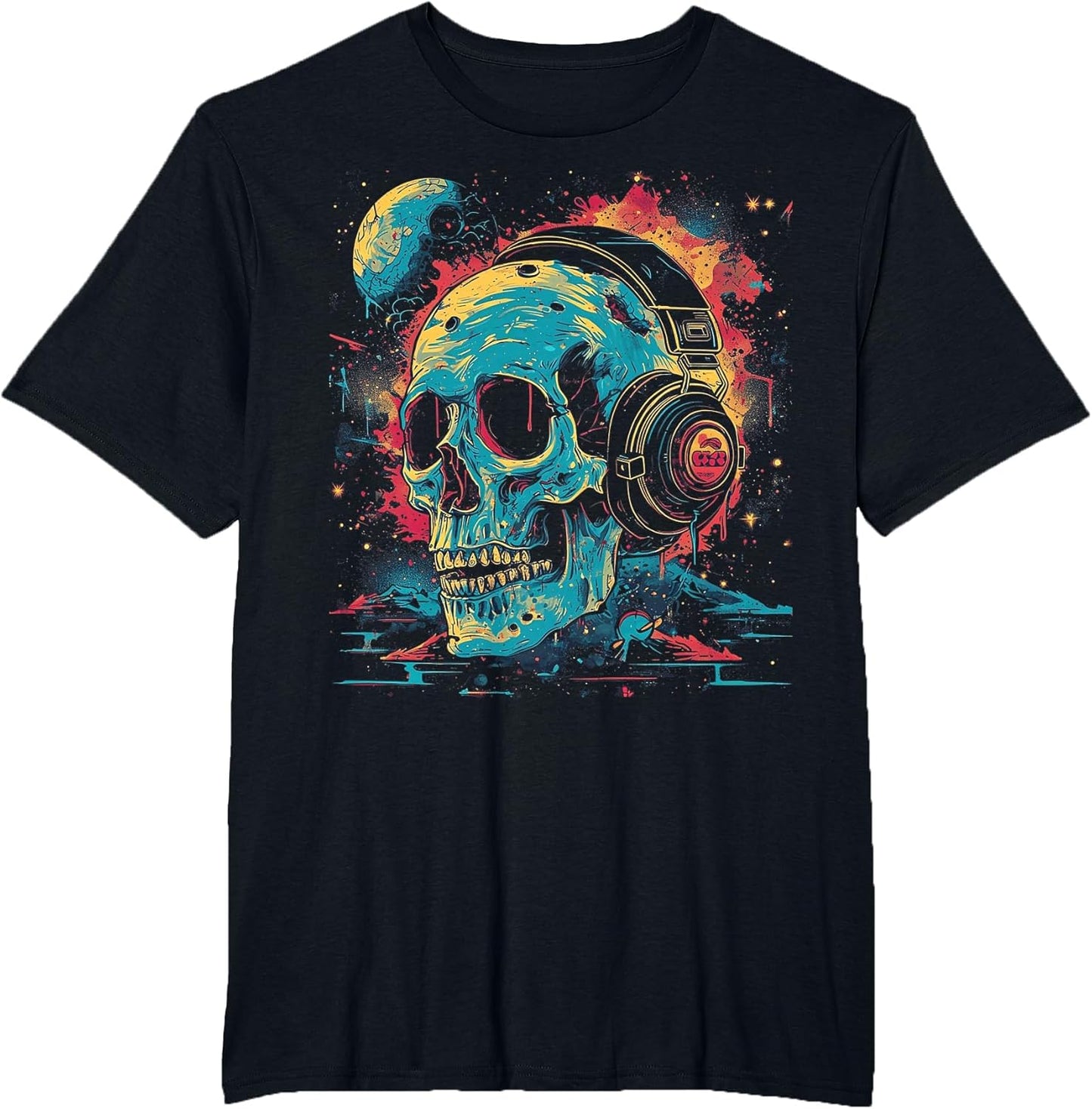 Cosmic Skull DJ | Men Women (S-6XL) | Graphic