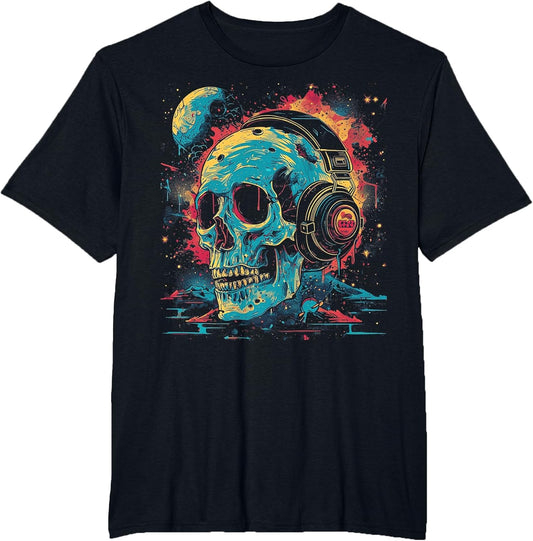 Cosmic Skull DJ | Men Women (S-6XL) | Graphic