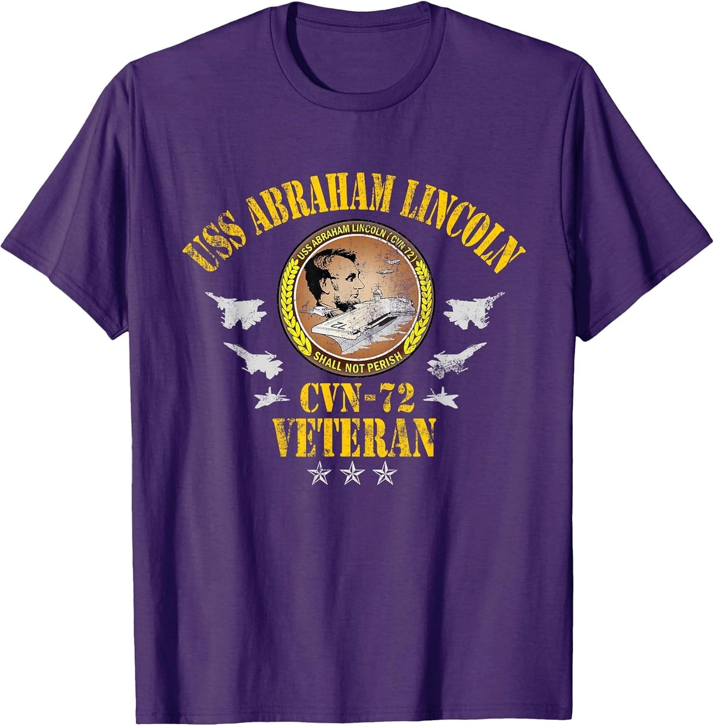 USS Abraham Lincoln CVN-72 Veteran Patriotic Memorial Flag