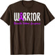 Domestic Violence Warrior Awareness Survivor Ribbon Purple