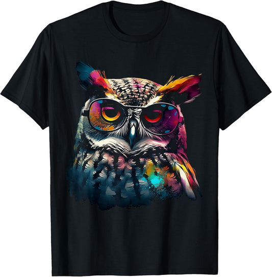 Owl Sunglasses Art Animal Colourful Glasses Owl