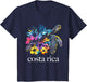 Costa Rica Sea Turtle Flowers Diving Surfer Souvenir