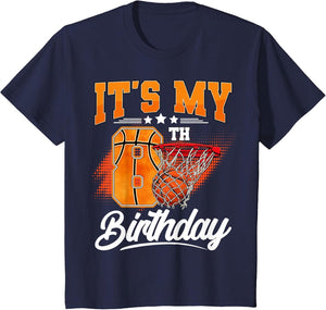 It's My 8th Birthday Boy Basketball 8 Year Old Bday Kids
