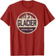 Vintage Glacier National Park Retro Mountain Kids Souvenir