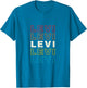 I Love Levi Personalized Retro Sunset First Name