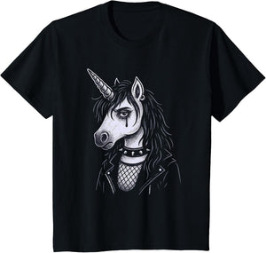 Emo Shirt Women Unicorn Goth Girls Gothic