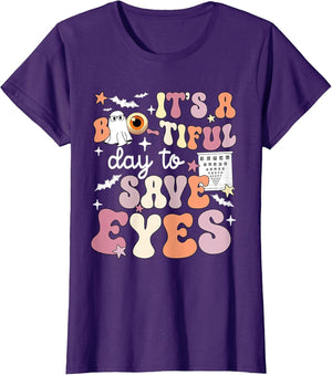 It's A Bootiful Day to Save Eyes Halloween Optometrist Eye