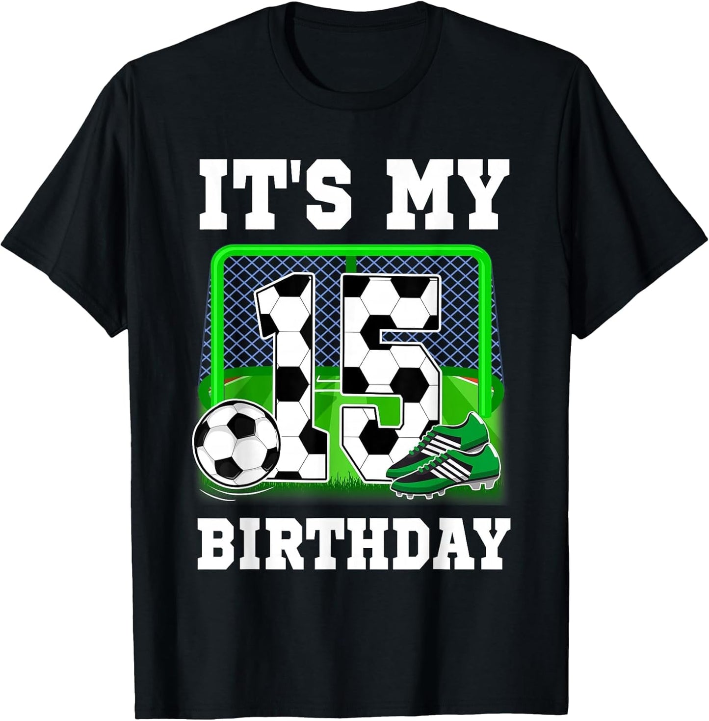 It's My 15th Birthday Soccer Theme 15 Year Old Boy Party