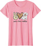 Girls Cute Funny Peace Love Maltese Lover