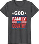 God Family Country Conservative Faith American Pride USA