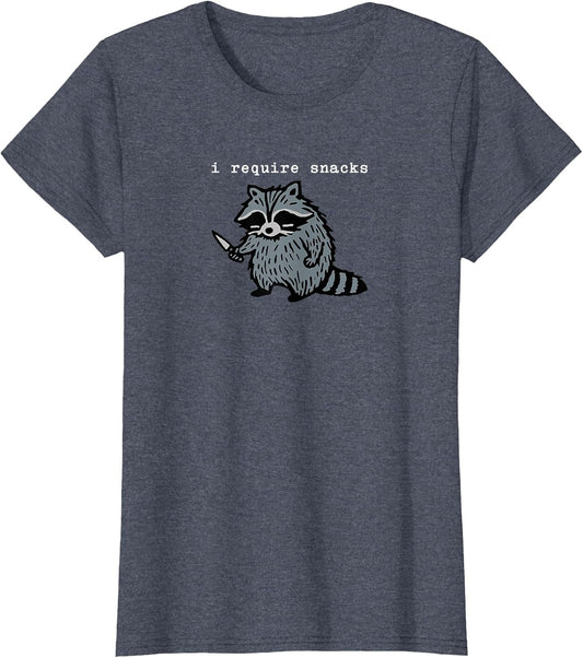 I Require Snacks Raccoon