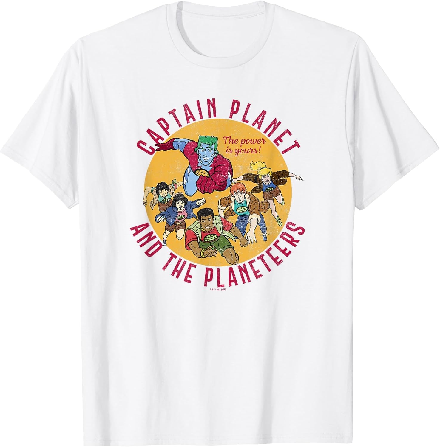 Captain Planet and The Planeteers Retro Logo