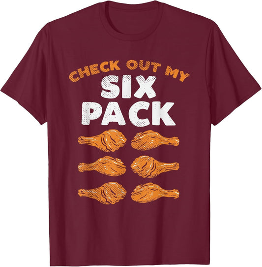 Check Out My Six Pack Funny Fried Chicken