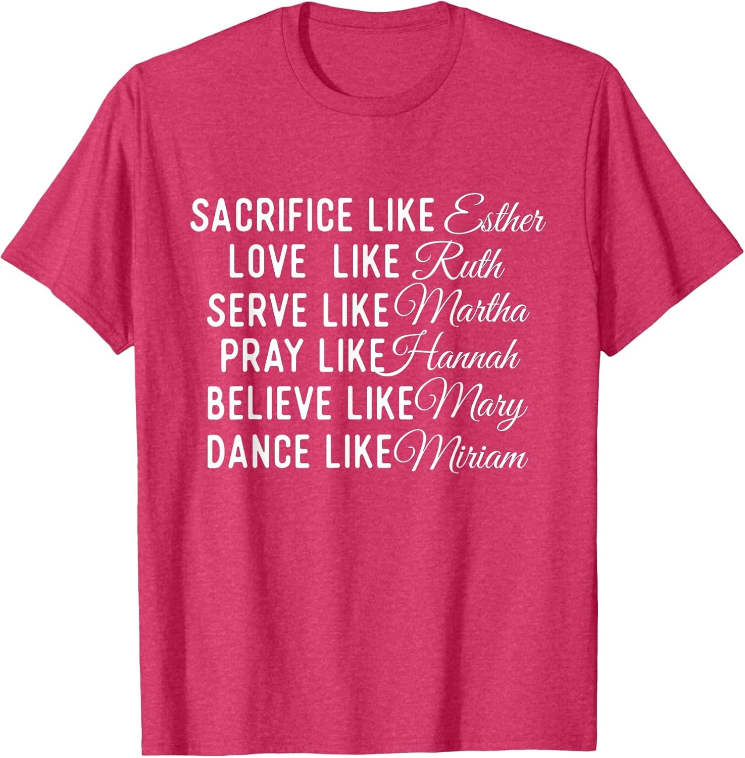 Sacrifice Like Esther Love Like Ruth - Christian Faith Jesus