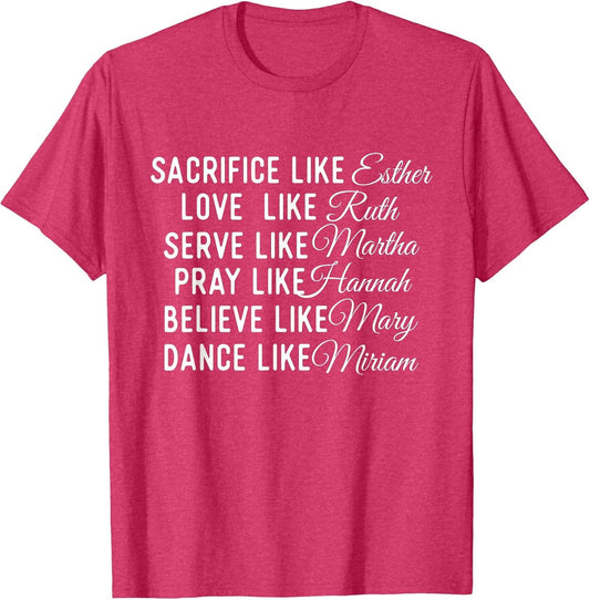 Sacrifice Like Esther Love Like Ruth - Christian Faith Jesus