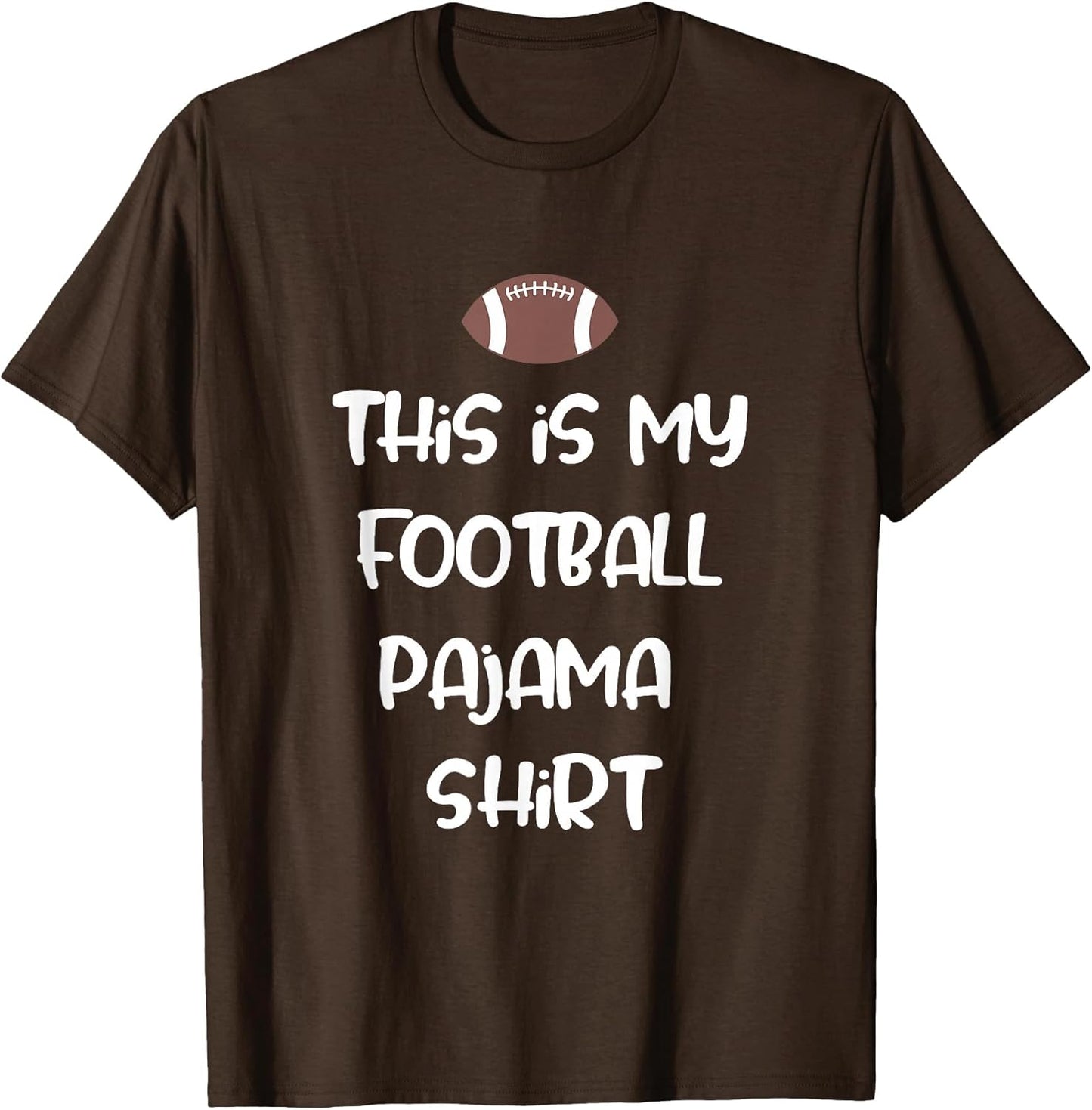 This is My Football Pajama Shirt for Players Boys Men Women