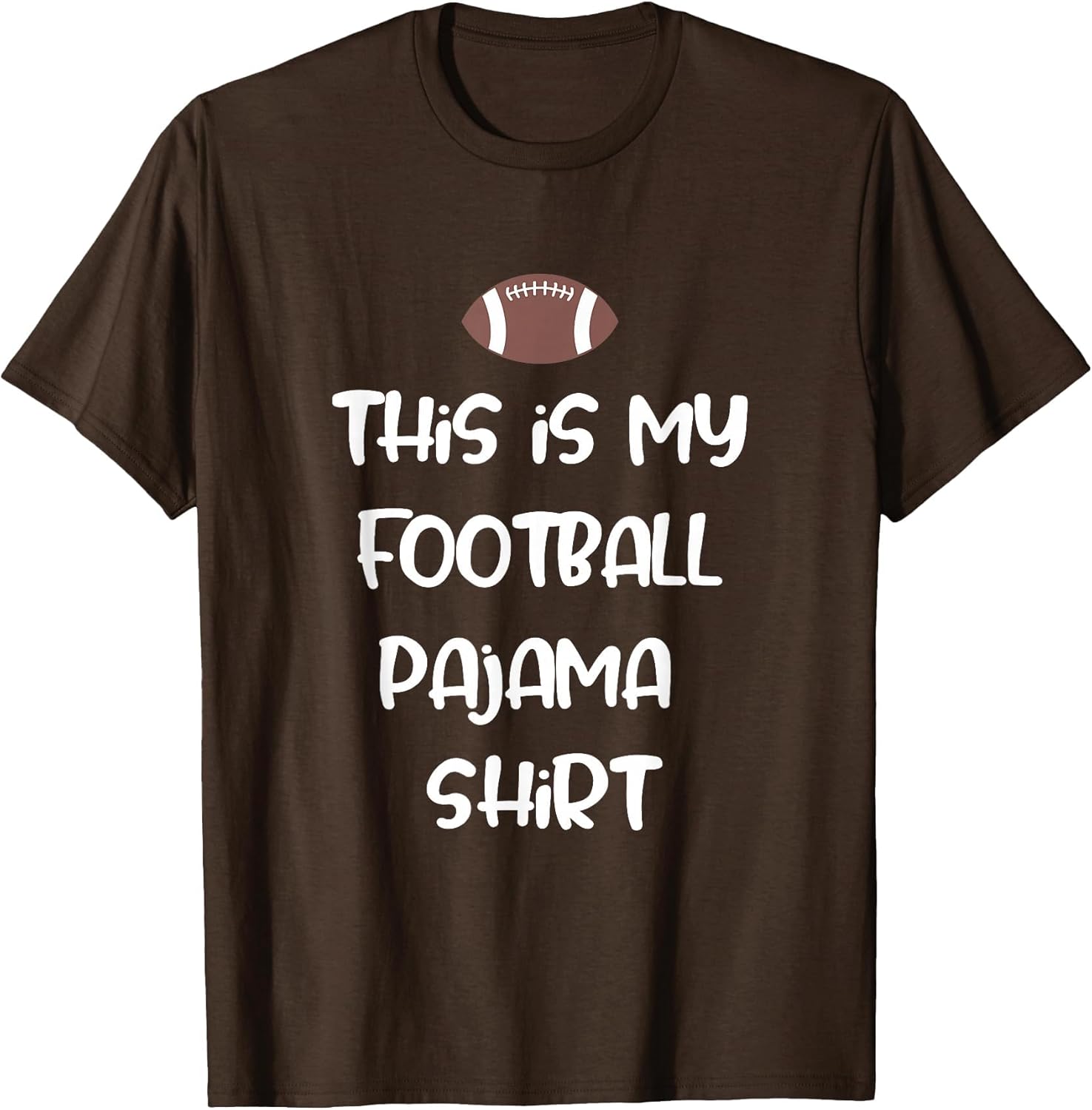 This is My Football Pajama Shirt for Players Boys Men Women