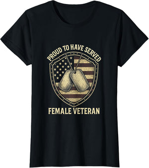 Proud to Have Served - Female Veteran