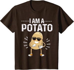 I Am A Potato Halloween Costume Funny Potato Cute Vegan