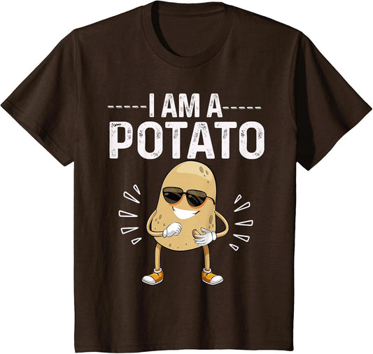 I Am A Potato Halloween Costume Funny Potato Cute Vegan