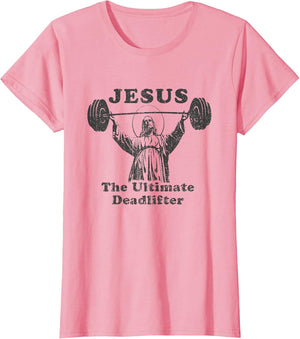 Jesus The Ultimate Deadlifter Funny Gym Cover Gym Lover