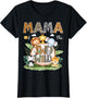Mama of The Two Wild 2Nd Birthday Safari Animal Lover