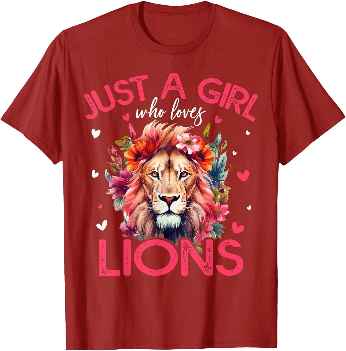 Just A Girl Who Loves Lions Girls
