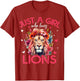 Just A Girl Who Loves Lions Girls