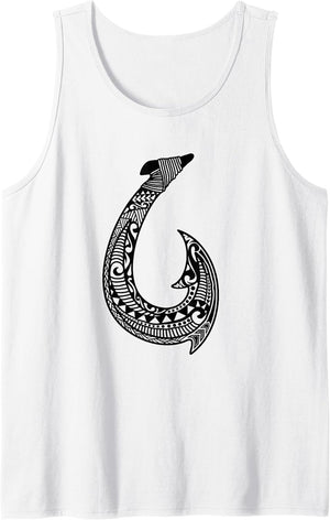 Tribal Hawaiian Fish Hook Pacific Islander Ocean Fishing