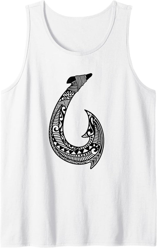 Tribal Hawaiian Fish Hook Pacific Islander Ocean Fishing