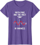 Math Puns are The First Sine of Madness - Funny Math Lover