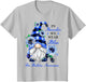 Gnome Diabetic November Diabetes Month Ribbon Blue Awareness