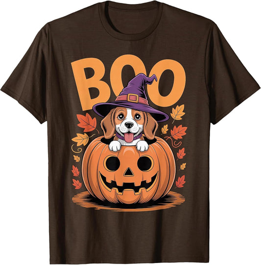 Beagle Costume on Pumpkin Halloween Beagle