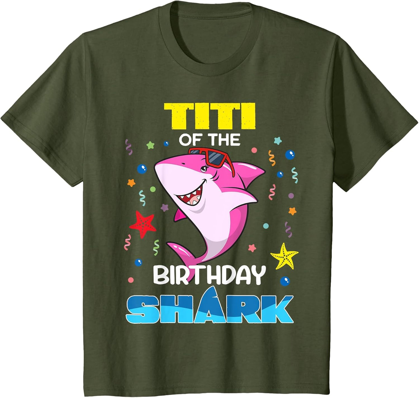 Titi of The Birthday Shark Kids Party Family Matching