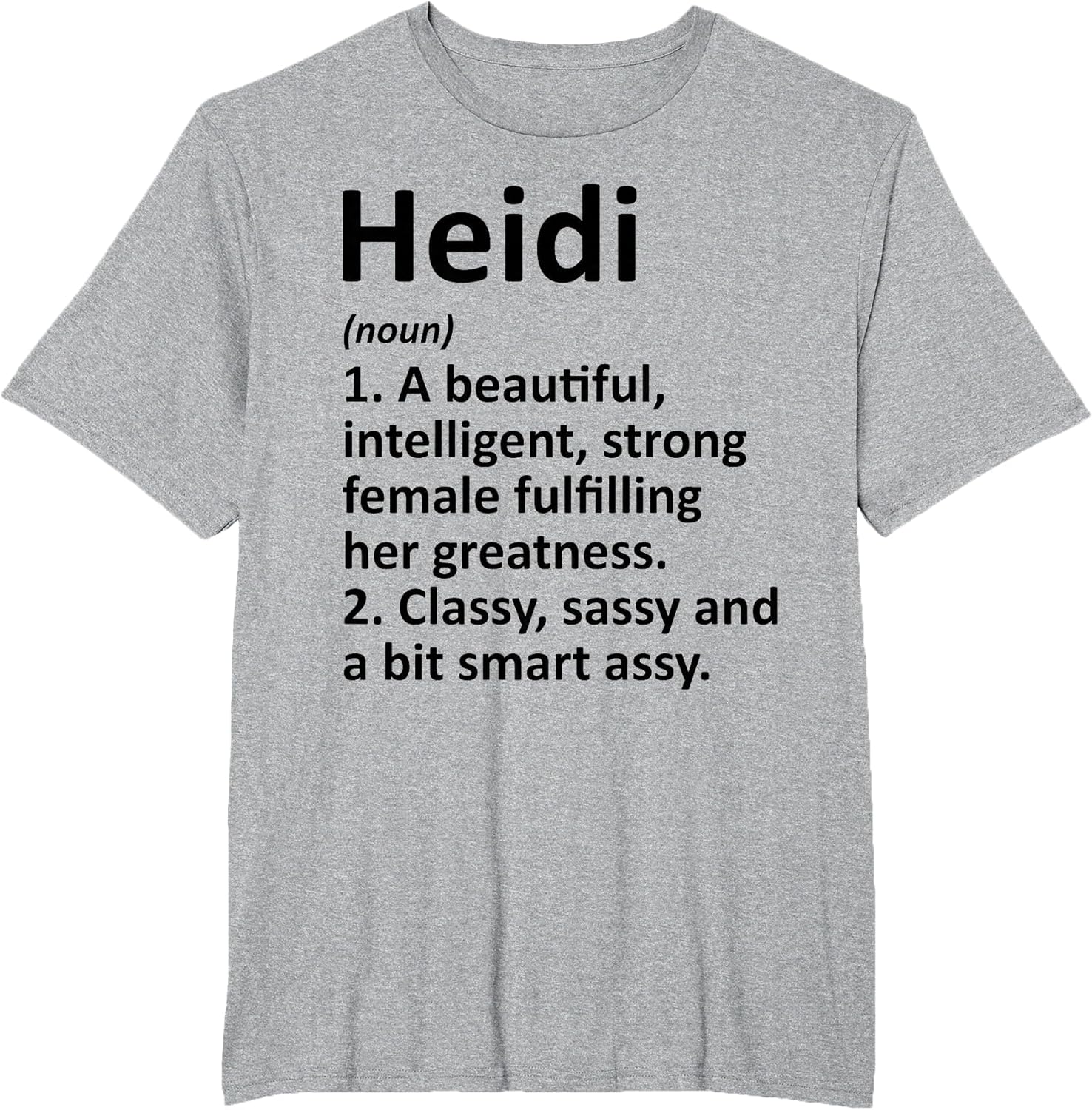 Heidi Definition Personalized Name Funny