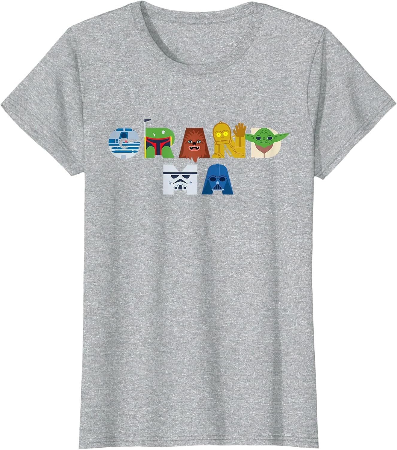 Star Wars Grandma Character Letters Family Trip Matching