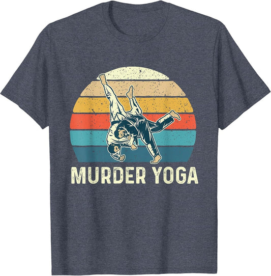 Murder Yoga - Jiu Jitsu Grappler Martial Arts Coach BJJ