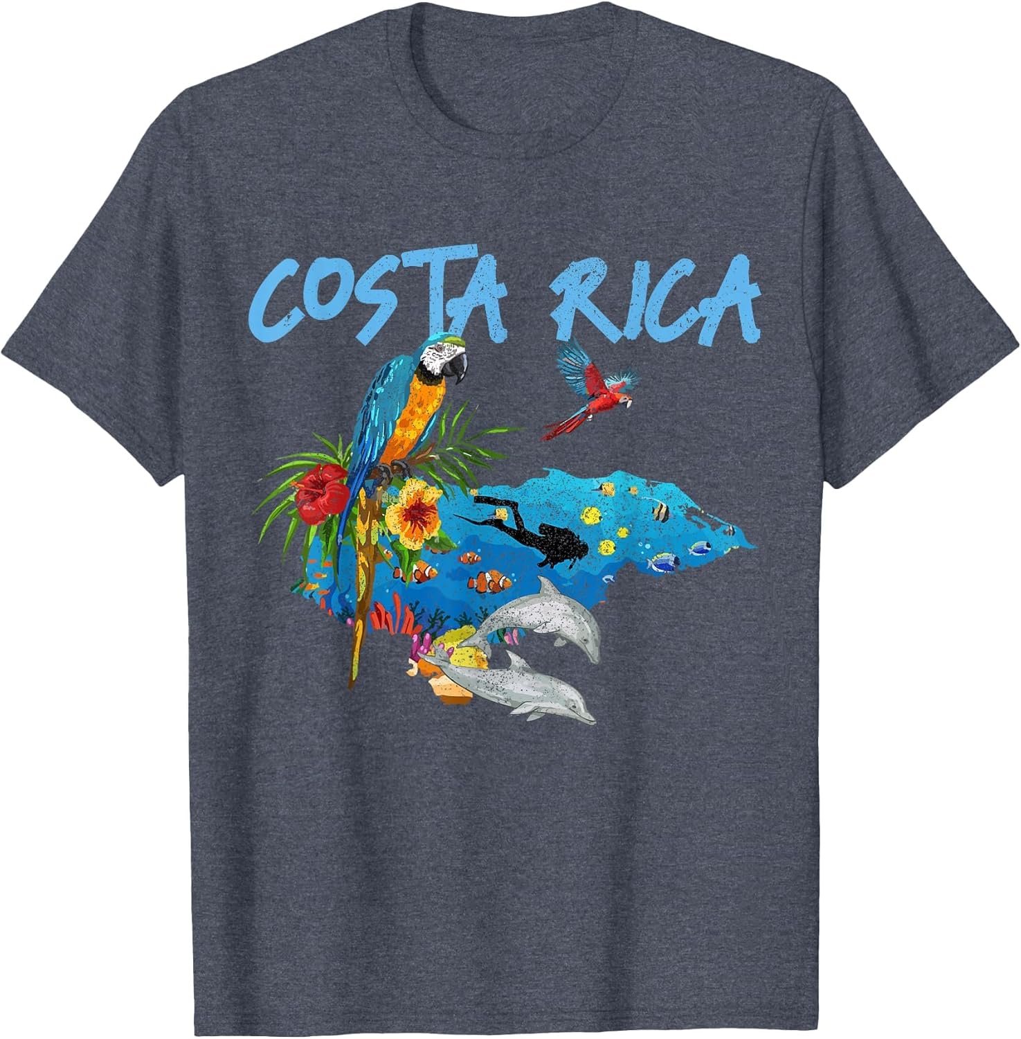 Costa Rica Souvenir Parrot Scuba Diving